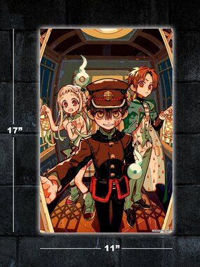 Toilet-Bound Hanako-Kun anime show poster - 11x17 wall art print merch manga